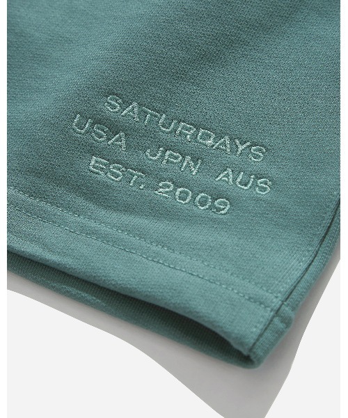 Saturdays NYC（サタデーズ ニューヨークシティ ）の「Delancy Intl Sweat Short（その他パンツ・レディース・キナリ/グリーン/ワイン・M/L/S/X-SMALL）」の9枚目の写真