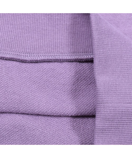 BeBe（ベベ）の「BeBe/ミニウラゲロゴ刺繍トレーナー(90~150cm)（スウェット・キッズ・グレー/パープル・90/150/110/140/130/100/120）」の6枚目の写真