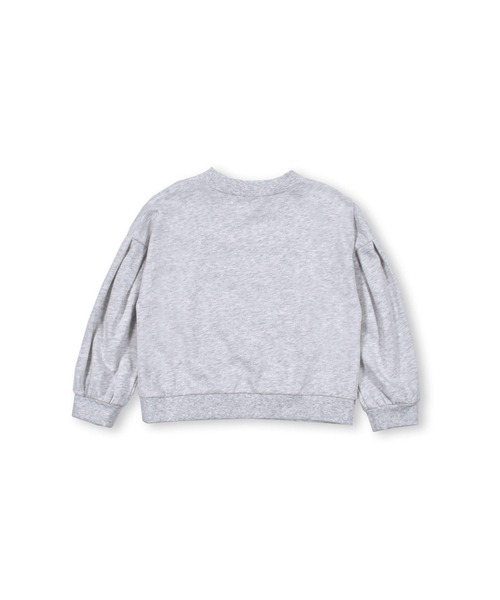 BeBe（ベベ）の「BeBe/ミニウラゲロゴ刺繍トレーナー(90~150cm)（スウェット・キッズ・グレー/パープル・90/150/110/140/130/100/120）」の20枚目の写真