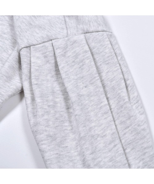 BeBe（ベベ）の「BeBe/ミニウラゲロゴ刺繍トレーナー(90~150cm)（スウェット・キッズ・グレー/パープル・90/150/110/140/130/100/120）」の18枚目の写真