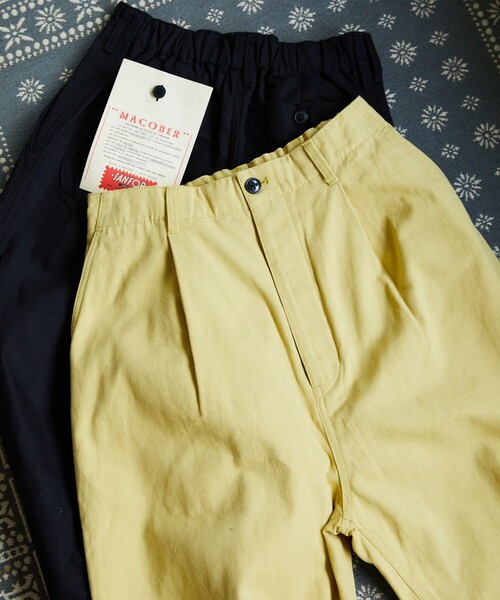 FREAK'S STORE（フリークスストア）の「【限定展開】MACOBER×FREAK'S STORE/マコバー　別注フレンチワークパンツ（その他パンツ・レディース・ブラック/ベージュ/パープル/ネイビー/オリーブ/ナチュラル/イエロー・38/36）」の7枚目の写真