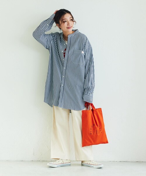 FREAK'S STORE（フリークスストア）の「【限定展開】MACOBER×FREAK'S STORE/マコバー　別注フレンチワークパンツ（その他パンツ・レディース・ブラック/ベージュ/パープル/ネイビー/オリーブ/ナチュラル/イエロー・38/36）」の22枚目の写真