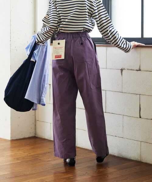 FREAK'S STORE（フリークスストア）の「【限定展開】MACOBER×FREAK'S STORE/マコバー　別注フレンチワークパンツ（その他パンツ・レディース・ブラック/ベージュ/パープル/ネイビー/オリーブ/ナチュラル/イエロー・38/36）」の20枚目の写真