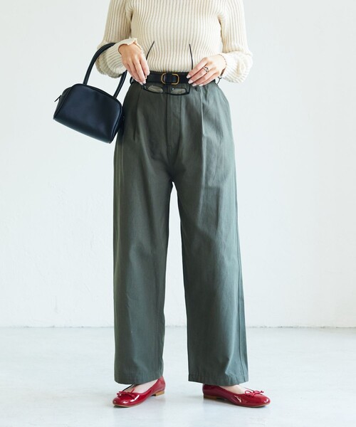 FREAK'S STORE（フリークスストア）の「【限定展開】MACOBER×FREAK'S STORE/マコバー　別注フレンチワークパンツ（その他パンツ・レディース・ブラック/ベージュ/パープル/ネイビー/オリーブ/ナチュラル/イエロー・38/36）」の11枚目の写真