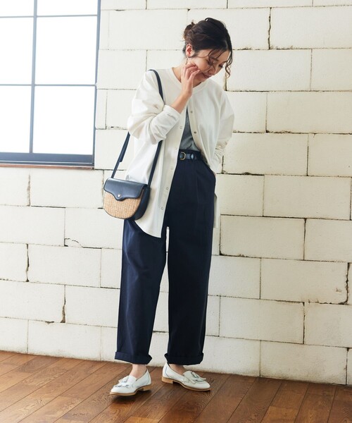 FREAK'S STORE（フリークスストア）の「【限定展開】MACOBER×FREAK'S STORE/マコバー　別注フレンチワークパンツ（その他パンツ・レディース・ブラック/ベージュ/パープル/ネイビー/オリーブ/ナチュラル/イエロー・38/36）」の16枚目の写真