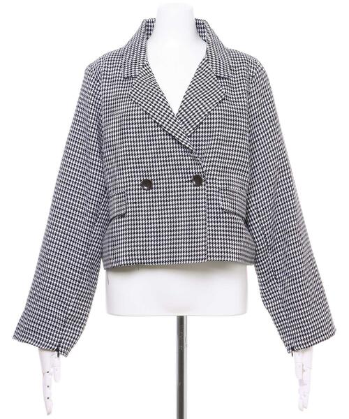 INGNI(イング)の「ショート/ジャケット(セットアップ対応)(テーラードジャケット・レディース・ホワイト系5/ブラック/ベージュ/ブラウン系その他2・M)」の8枚目の写真