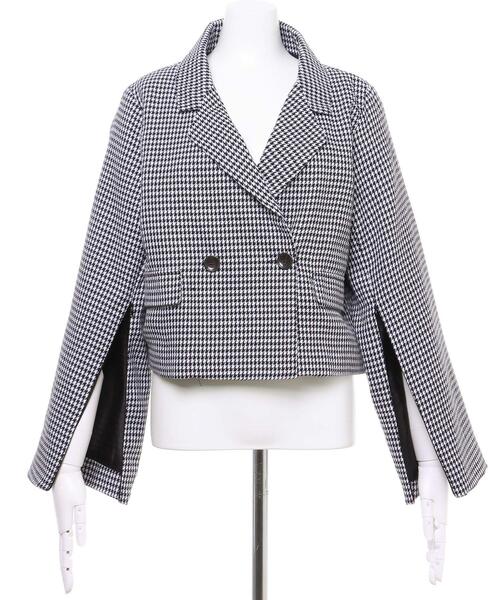 INGNI(イング)の「ショート/ジャケット(セットアップ対応)(テーラードジャケット・レディース・ホワイト系5/ブラック/ベージュ/ブラウン系その他2・M)」の11枚目の写真