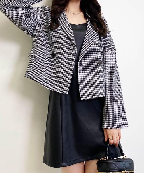 INGNI(イング)の「ショート/ジャケット(セットアップ対応)(テーラードジャケット・レディース・ホワイト系5/ブラック/ベージュ/ブラウン系その他2・M)」の14枚目の写真