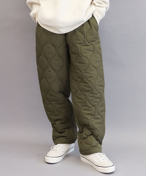 CRAFT STANDARD BOUTIQUE（クラフトスタンダードブティック）の「キルティングパンツ（その他パンツ・メンズ・カーキ/ブラック・M/L/LL）」の2枚目の写真