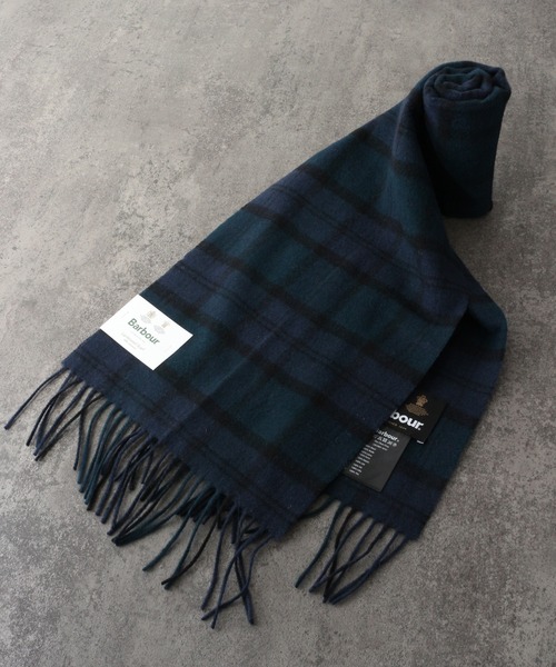 Barbour（バブアー）の「【BARBOUR/バブアー】Tartan lambswool scarf/タータンチェック ラムズウール スカーフ/マフラー（マフラー・メンズ・レッド系/グレー系/ベージュ系/カーキ系/グリーン系/グリーン系1/ネイビー系/ネイビー系1/カーキ系1/レッド系1・FREE）」の5枚目の写真