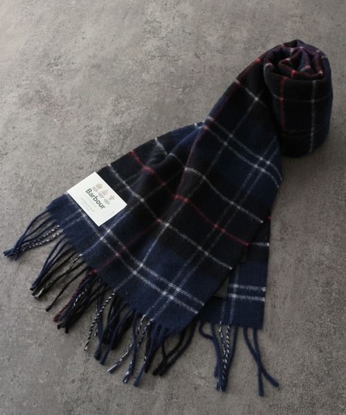 Barbour（バブアー）の「【BARBOUR/バブアー】Tartan lambswool scarf/タータンチェック ラムズウール スカーフ/マフラー（マフラー・メンズ・レッド系/グレー系/ベージュ系/カーキ系/グリーン系/グリーン系1/ネイビー系/ネイビー系1/カーキ系1/レッド系1・FREE）」の7枚目の写真