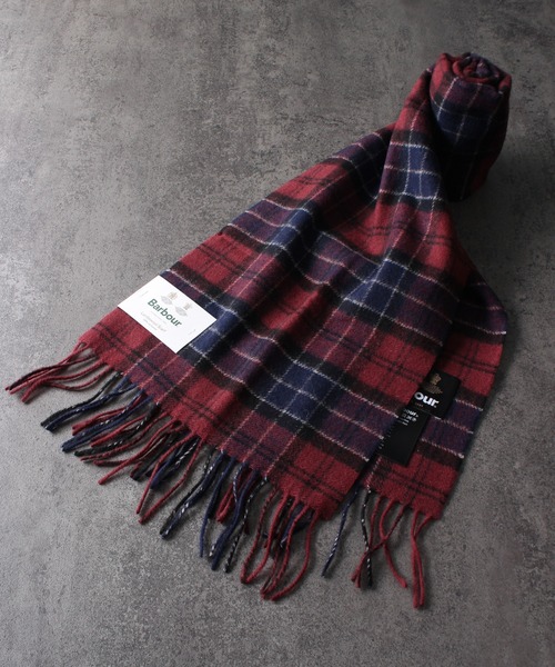Barbour（バブアー）の「【BARBOUR/バブアー】Tartan lambswool scarf/タータンチェック ラムズウール スカーフ/マフラー（マフラー・メンズ・レッド系/グレー系/ベージュ系/カーキ系/グリーン系/グリーン系1/ネイビー系/ネイビー系1/カーキ系1/レッド系1・FREE）」の10枚目の写真