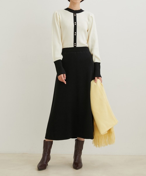 VIS（ビス）の「リサイクルポリなめらかタッチ無地ストール（マフラー・レディース・キナリ/ベージュ/グレー/イエロー系その他2/ブラック・FREE）」の14枚目の写真