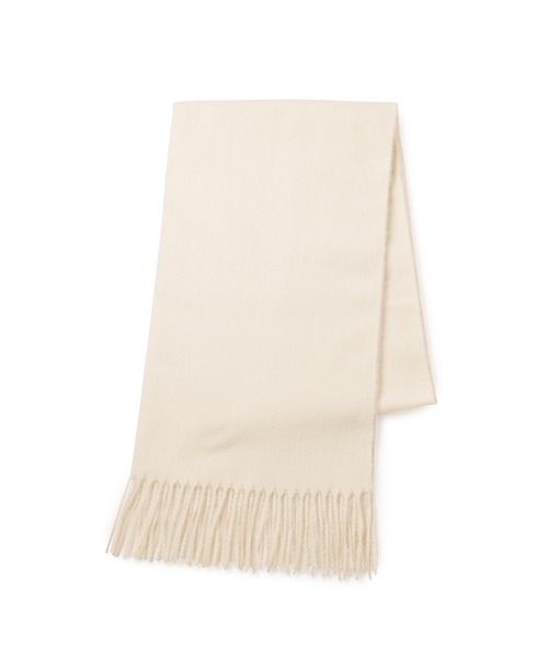 VIS（ビス）の「リサイクルポリなめらかタッチ無地ストール（マフラー・レディース・キナリ/ベージュ/グレー/イエロー系その他2/ブラック・FREE）」の10枚目の写真