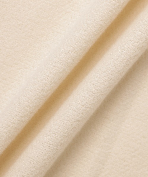 VIS（ビス）の「リサイクルポリなめらかタッチ無地ストール（マフラー・レディース・キナリ/ベージュ/グレー/イエロー系その他2/ブラック・FREE）」の18枚目の写真