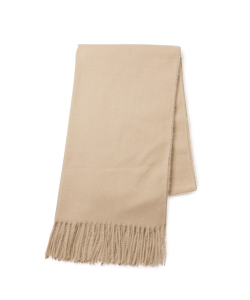 VIS（ビス）の「リサイクルポリなめらかタッチ無地ストール（マフラー・レディース・キナリ/ベージュ/グレー/イエロー系その他2/ブラック・FREE）」の16枚目の写真