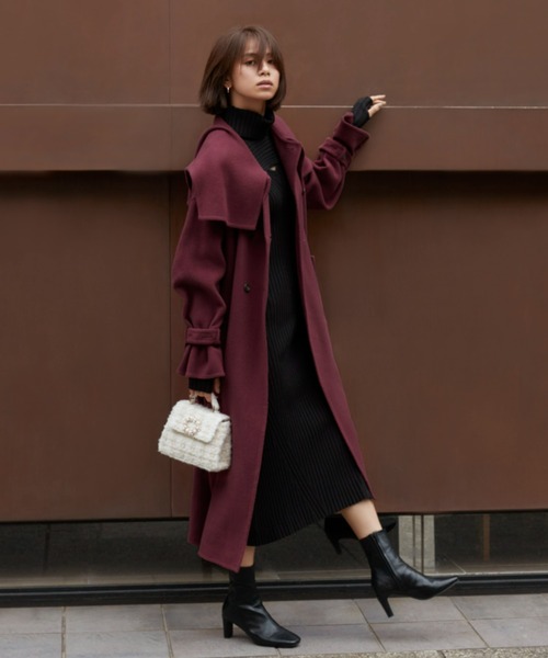 SNIDEL(スナイデル)の「スクエアショートブーツ(ブーツ・レディース・ブラック/ダークブラウン/モカ・SMALL/MEDIUM/LARGE)」の10枚目の写真