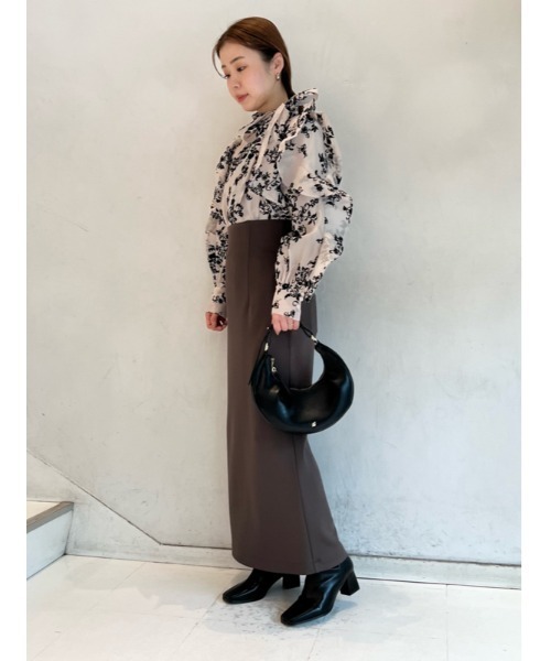 SNIDEL(スナイデル)の「スクエアショートブーツ(ブーツ・レディース・ブラック/ダークブラウン/モカ・SMALL/MEDIUM/LARGE)」の21枚目の写真
