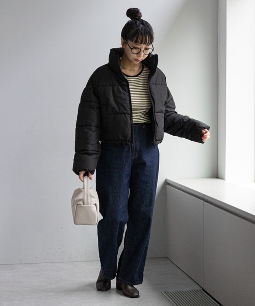 【WEB限定】スタンドショートフェイクダウン