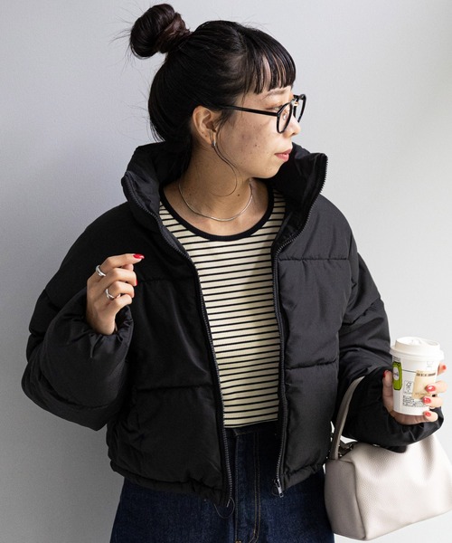 【WEB限定】スタンドショートフェイクダウン