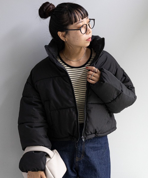 【WEB限定】スタンドショートフェイクダウン