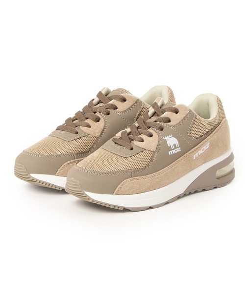 moz（モズ）の「moz(モズ)ワンポイントロゴエア入りクッションスニーカー（スニーカー・レディース・ホワイト/ライトブラウン/ライトグレー/ブラック/ブラック系その他・22.5cm/24.0cm/24.5cm/23.0cm/23.5cm）」の5枚目の写真