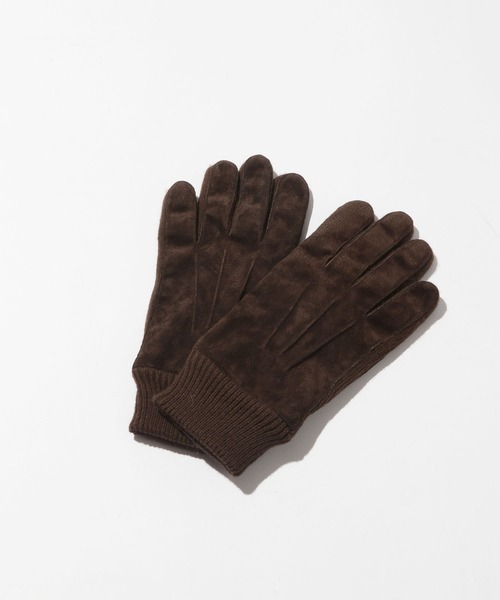 RAGEBLUE（レイジブルー）の「【タッチパネル対応】スウェードコンビグローブ（手袋・メンズ・ブラック/ブラウン・ONE SIZE）」の7枚目の写真