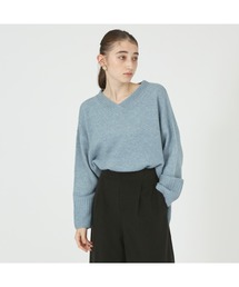 ふわニットVネックプルオーバー