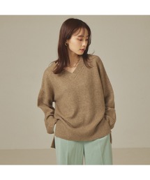 abahouse mavie | 【一部WEB限定】ふわニットVネックプルオーバー(ニット/セーター)