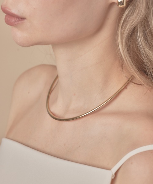 sowang（ソワン）の「メタル カーブ チョーカー ネックカフ（チョーカー・レディース・シルバー/ゴールド・FREE）」の18枚目の写真