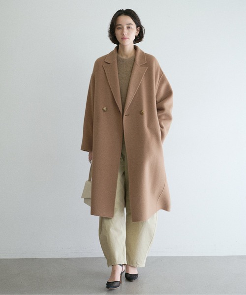 GALLARDAGALANTE（ガリャルダガランテ）の「チェスターコート（チェスターコート・レディース・ライトグレー/キャメル・FREE）」の18枚目の写真