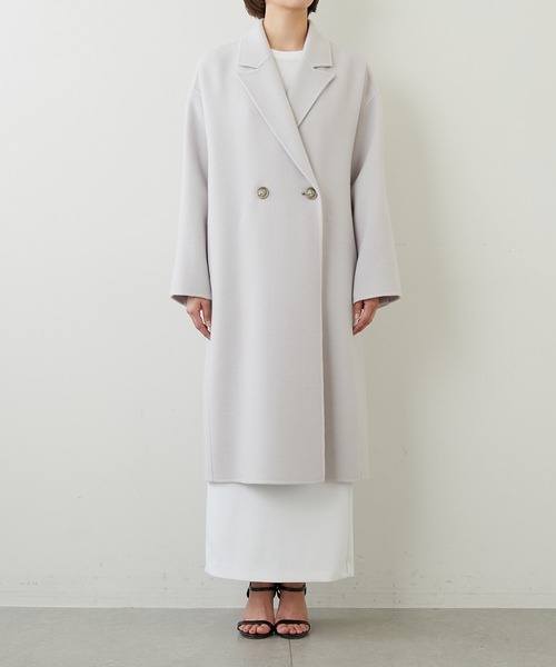 GALLARDAGALANTE（ガリャルダガランテ）の「チェスターコート（チェスターコート・レディース・ライトグレー/キャメル・FREE）」の10枚目の写真