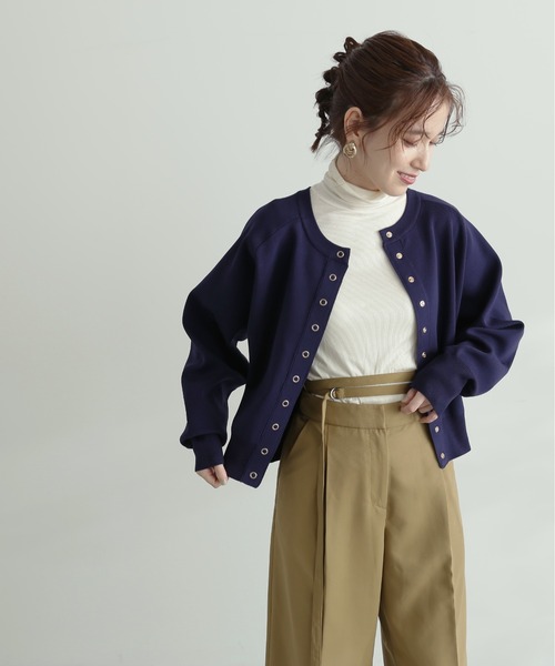 美品 ERIBE KEITH ノルディック柄 カーディガン シェルボタン 38 美品 ERIBE KEITH ノルディック柄 カーディガン シェルボタン 38