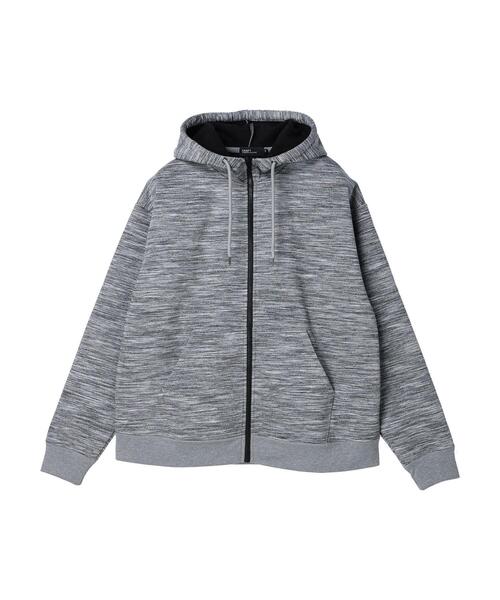 CRAFT STANDARD BOUTIQUE(クラフトスタンダードブティック)の「【防風】裏フリースZIPパーカー(パーカー・メンズ・ブラック/杢グレー・L/LL/M)」の16枚目の写真