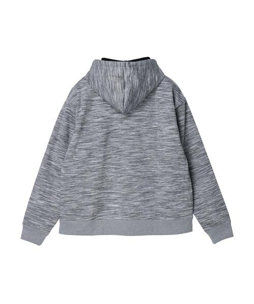 CRAFT STANDARD BOUTIQUE(クラフトスタンダードブティック)の「【防風】裏フリースZIPパーカー(パーカー・メンズ・ブラック/杢グレー・L/LL/M)」の15枚目の写真