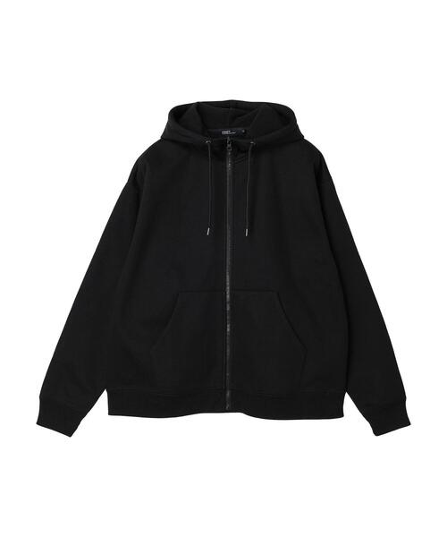 CRAFT STANDARD BOUTIQUE(クラフトスタンダードブティック)の「【防風】裏フリースZIPパーカー(パーカー・メンズ・ブラック/杢グレー・L/LL/M)」の4枚目の写真
