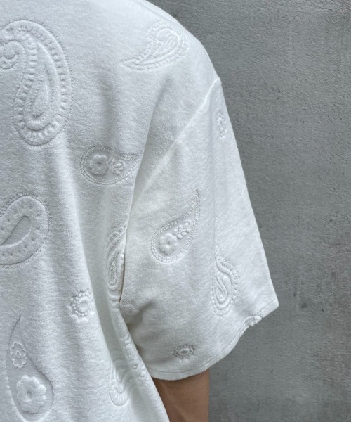 TOWNCRAFT(タウンクラフト)の「【TOWNCRAFT/タウンクラフト】paisley pile beach shirt(シャツ/ブラウス・メンズ・ブラック/ホワイト・MEDIUM/LARGE)」の16枚目の写真