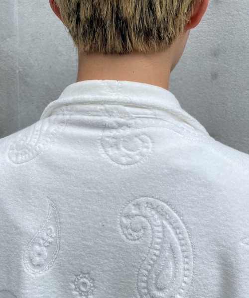TOWNCRAFT(タウンクラフト)の「【TOWNCRAFT/タウンクラフト】paisley pile beach shirt(シャツ/ブラウス・メンズ・ブラック/ホワイト・MEDIUM/LARGE)」の15枚目の写真