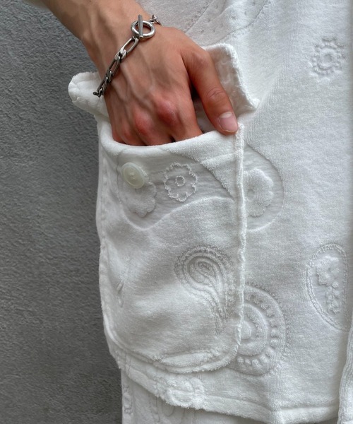 TOWNCRAFT(タウンクラフト)の「【TOWNCRAFT/タウンクラフト】paisley pile beach shirt(シャツ/ブラウス・メンズ・ブラック/ホワイト・MEDIUM/LARGE)」の11枚目の写真