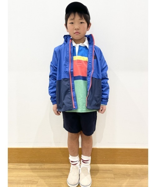 GAP（ギャップ）の「ウインドバスタージャケット (キッズ)（ナイロンジャケット・キッズ・ブラック/ブルー・M/L/XL/XXL/S）」の9枚目の写真