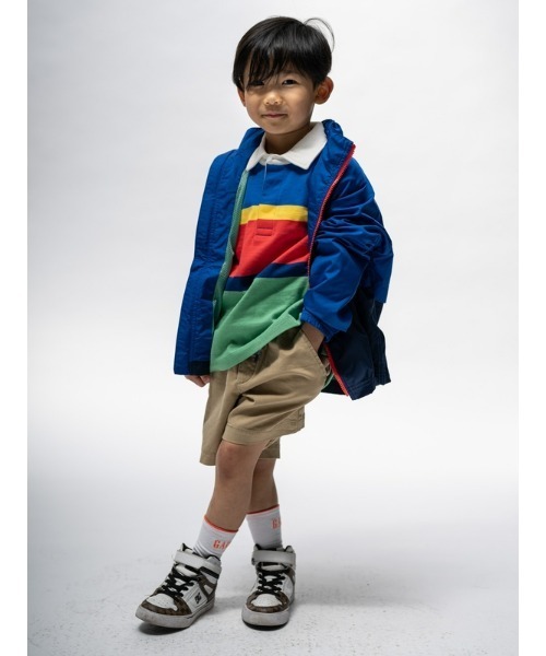 GAP（ギャップ）の「ウインドバスタージャケット (キッズ)（ナイロンジャケット・キッズ・ブラック/ブルー・M/L/XL/XXL/S）」の12枚目の写真