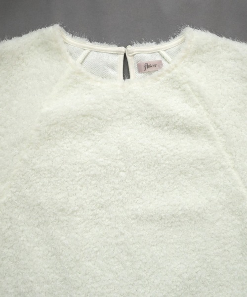 flower（フラワー）の「フラッフィーバルーントップス（Tシャツ/カットソー・レディース・ホワイト/ブルー・FREE）」の7枚目の写真