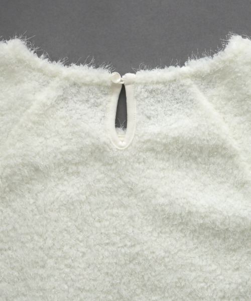 flower（フラワー）の「フラッフィーバルーントップス（Tシャツ/カットソー・レディース・ホワイト/ブルー・FREE）」の8枚目の写真