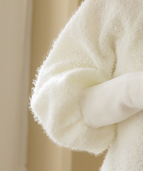 flower（フラワー）の「フラッフィーバルーントップス（Tシャツ/カットソー・レディース・ホワイト/ブルー・FREE）」の22枚目の写真