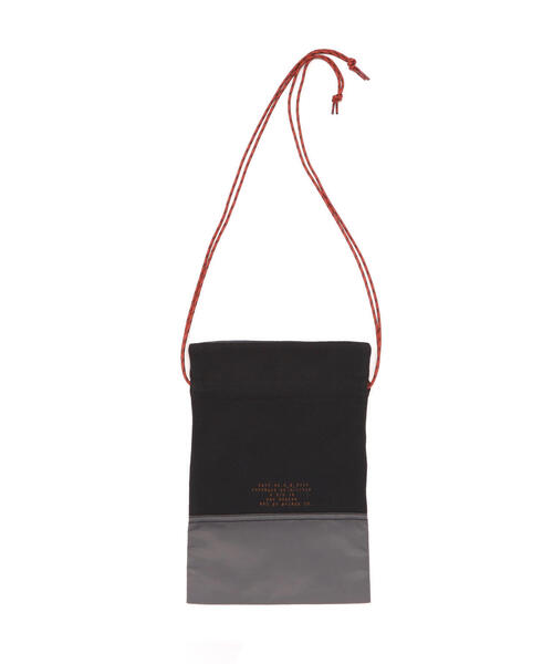 AVIREX（アヴィレックス）の「《WEB&DEPOT限定》SWEAT DRAWSTRING BAG/ スウェットドローストリング巾着バッグ（ショルダーバッグ・レディース・グレー/ブラック・FREE）」の14枚目の写真