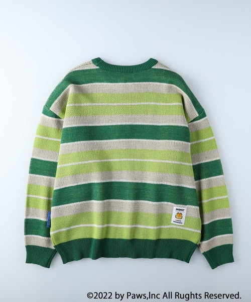 (ガーフィールド) Garfield オフィシャル商品 ユニセックス ニット クリスマスセーター 長袖 トップス NS7022 (グレ Right-on（ライトオン）の「GARFIELDニット（ニット/セーター