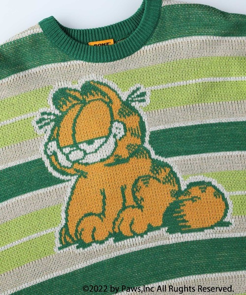 Right-on(ライトオン)の「GARFIELDニット(ニット/セーター・レディース・グリーン/ブラウン・M/L)」の11枚目の写真