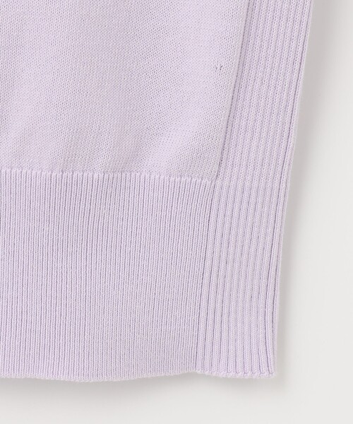 J.PRESS(ジェイプレス)の「【洗える】 BASIC HI-COTTON クルーネック ニット(ニット/セーター・レディース・ライトグリーン系/ネイビー系/ライトグレー系/ふじ色系/ピンク系・T13/T15)」の8枚目の写真