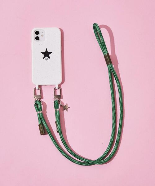 CONVERSE TOKYO（コンバーストウキョウ）の「スマホショルダー ストラップ 対応 iPhoneケース(※12・12Pro・13・13Pro対応) 【WEB限定商品】（スマホケース/カバー・レディース・ピンク/アイボリー/ブラック・1/2/3）」の5枚目の写真