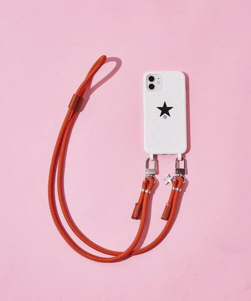 CONVERSE TOKYO（コンバーストウキョウ）の「スマホショルダー ストラップ 対応 iPhoneケース(※12・12Pro・13・13Pro対応) 【WEB限定商品】（スマホケース/カバー・レディース・ピンク/アイボリー/ブラック・1/2/3）」の6枚目の写真